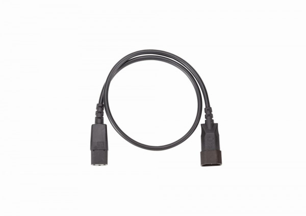 Bachmann Kabel, Verlängerung, Kupplung(C13)->Stecker(C14), 2.0m, schwarz,