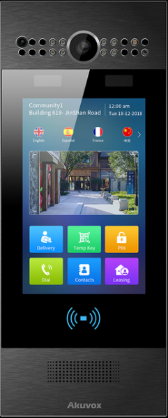 Akuvox TFE R29C-B SIP Android Door Phone with Body Temperature Measurement and Facial Recognition *F