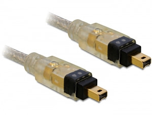 DeLock Kabel FireWire 1,0m 4p/4p