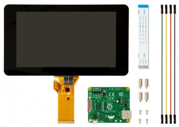 Raspberry Pi Zubehör - Display 7" Touch 800x480 Pixel DSI Port