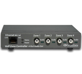 CyberData IP to Analog - SIP Paging Zone Controller 4 Port