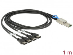 DeLock Kabel SAS 29pin zu 2xSATA 7pin 50 cm