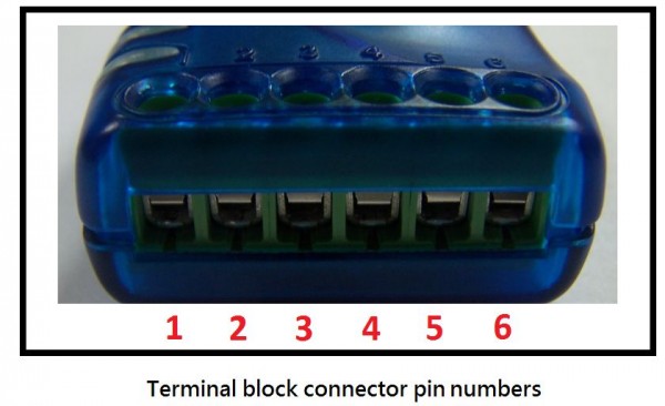 ALLNET ALL-USB-RS422/485 / USB 2.0 -> RS422/485 6er Terminal-Block, FTDI Chipset