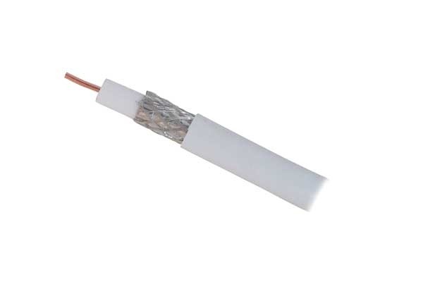 Kabel SAT, Koaxial geschirmt 2-fach, CCS, 100m, Spule,