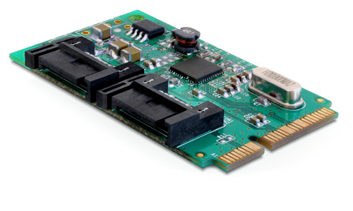 Delock MiniPCIe I/O PCIe full size 2 x SATA 6 Gb/s