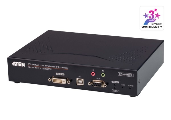 Aten KVM-Extender, over IP, (nur Transmitter), DVI-D,