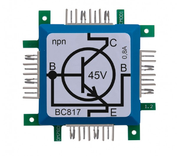 ALLNET Brick’R’knowledge Transistor npn BC817 mit Basis auf beiden Seiten