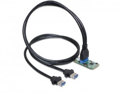 Con USB 3.0 - MiniPCIe Karte - 1 Port *DeLock*