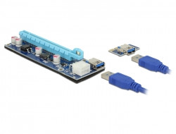 DeLock Riser Karte PCI-E x1 > PCI-E x16