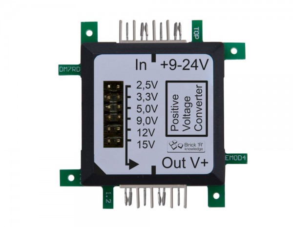 ALLNET Brick’R’knowledge Spannungsregler PWR 7...24V DC to +2,5/+3,3/+5/+9/+12/+15V, 5A/1A