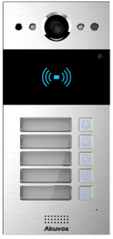 Akuvox TFE R20BX2 IP Door SIP Intercom with Two (2) Button (Video & Card reader) *On Wall*