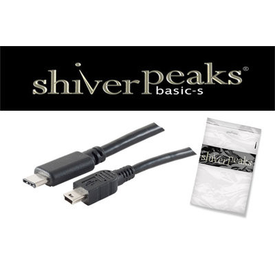 Kabel USB 2.0 Mini B (St) => C (St) 1,8m schwarz *shiverpeaks* BASIC-S