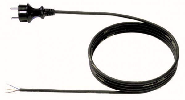 Bachmann Kabel, Zuleitung H05RR-F 3G0,75 2,0m schwarz 32/AEH