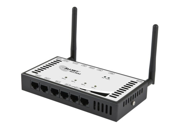 ALLNET MSR Powermeter Zentrale "ALL3692" inkl. 4 D0 &amp; 2 S0 (opt.) &amp; Induktion &amp; 1 Sensor Ports für I