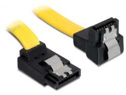Kabel SATA-3 intern 0,70m Stecker(gewinkelt) gelb *DeLock*