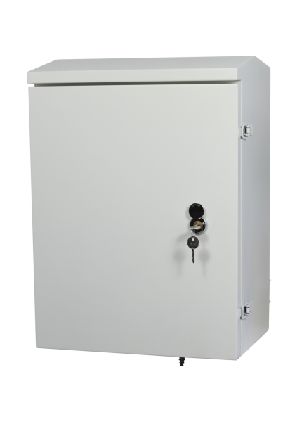 ALLNET DIN-RAIL Wandgehäuse/Outdoor PoE Smart-Managed Switch T220mm, Lichtgrau, IP66, ÜS, ALL-DIN-SG