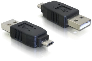 DeLock Adapter USB micro-B male to USB2.0 A-male