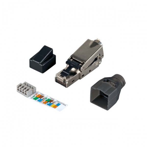 TP-Stecker TP, Feldkonfektionierbar, CAT6, RJ45, Werkzeuglos, Infralan,