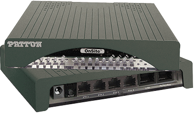 Patton 1069 VDSL2 Bridge, w/built in POTS/ISDN splitter; 4 port switch