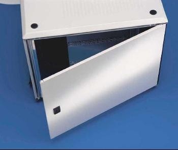 Knürr Schrank Smaract, Tür, 12HE, 1-teilig, Stahlblech gesch