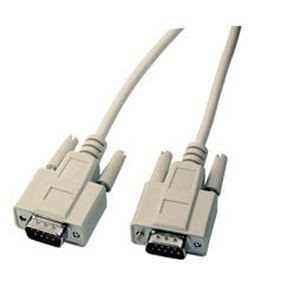 Kabel seriell DB9pol=>DB9pol St/St, RS232, 5m