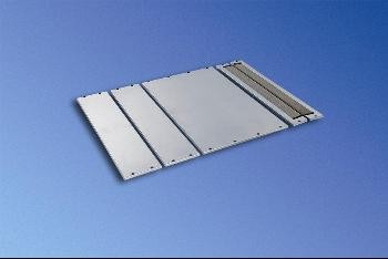 Knürr Schrank, zbh. Bodenblech, B800 T1000 mit Moosgummiabdichtung IP40,