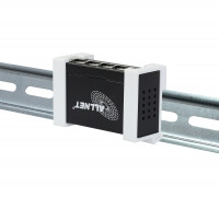 Shelly  Hutschiene  "Pro Verteiler Switch 4"  4x Pro Anschlüsse  1x LAN Eingang  Lüfterlos   Shelly  Hutschiene  "Pro Verteiler Switch 4"  4x Pro Anschlüsse  1x LAN Eingang  Lüfterlos 