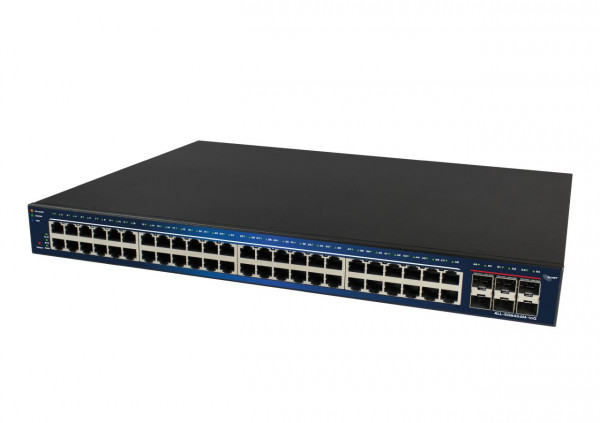 ALLNET Switch smart managed Layer2 54 Port  48x Port 1 GbE  6x SFP+  19" ALL-SG8454M-10G