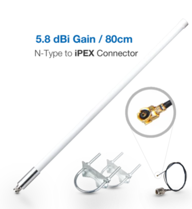 RAK Wireless · LoRa · Accessories · Fiber Glass Antenna · 5,8 dBi · EU868 · ipex