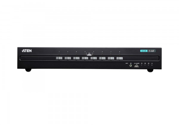 Aten KVM-Switch 8-fach Audio/DP(Displayport), USB, Dual Display, Secure,