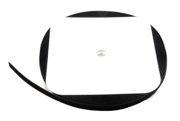 ALLNET 19"zbh. Klettband 25m, B20mm, schwarz
