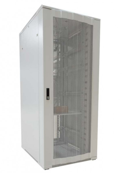 ALLNET 19"Schrank, 42HE, B800/T1200mm, perforierte Blechtüren, Lichtgrau, SNB-Serie,