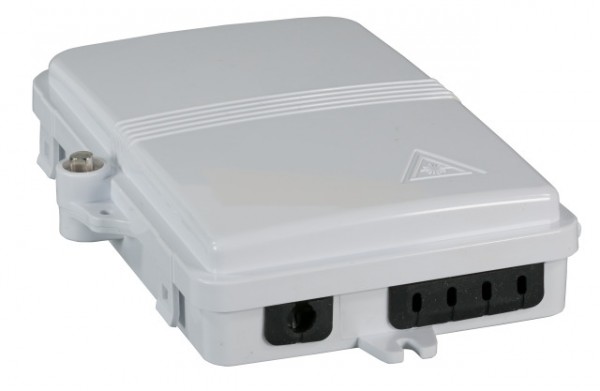 LWL-Wandverteiler FTTH IP65 Anschlussbox 4 Ports