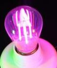Synergy 21 LED Retrofit E27 S14 pink mit 2 Watt für Lichterkette