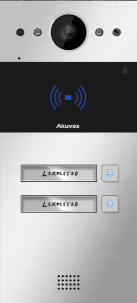 Akuvox Video-TFE R20BX2 Kit On-Wall, two buttons, card reader