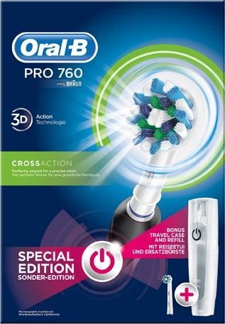 Braun Zahnbürste Oral-B PRO 760 *schwarz*