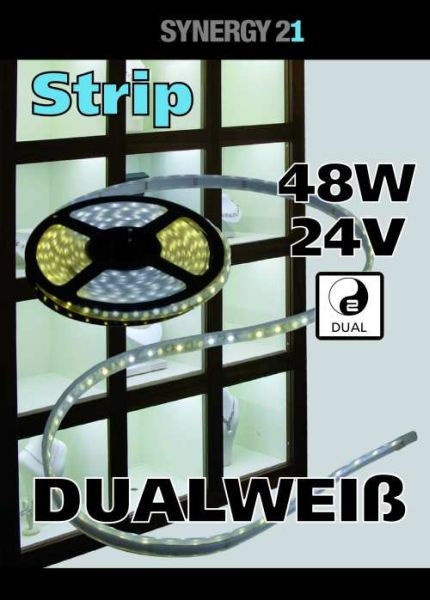 Synergy 21 LED Flex Strip dual white (CCT) DC24V 36W pro Farbe IP20