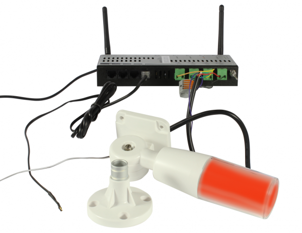 ALLNET MSR zbh. Signal/Warnlampe, Rot/Gelb/Grün/Buzzer einzeln ansteuerbar