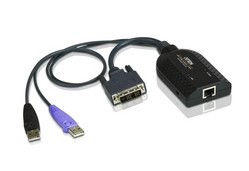 Aten KVM-Switch.zbh.Adapter Cable TP USB+DVI, Virtual Media,