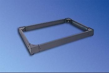 Knürr Schrank, DCM, zbh. Sockel, H100/B800/T1200mm, Schwarzgrau,