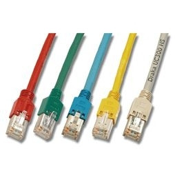 Patchkabel RJ45, CAT5+, 300Mhz, 1.5m gelb