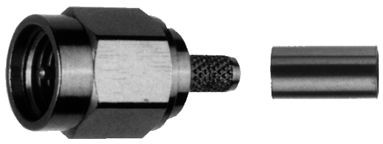 Telegärtner Koax, R-SMA, Stecker, RG-58,