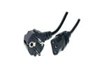 Netzkabel 230V Schutzkontakt CEE7(Stecker)->Kaltgeräte IEC-C13(Buchse), 5m, Black