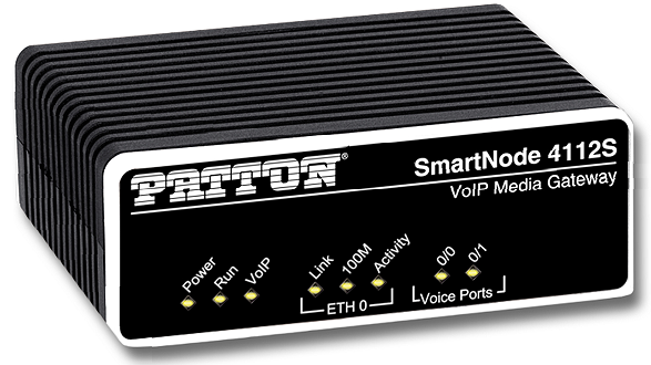 Patton SmartNode 4112 Dual FXS VoIP Gateway, Small