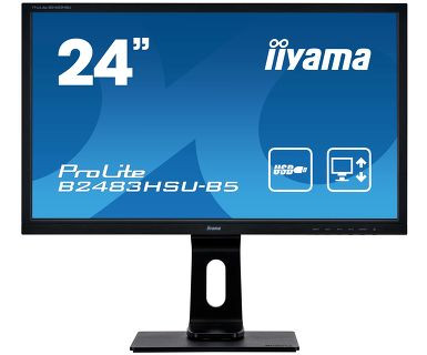 TFT 24,0"/61,0cm iiyama ProLite B2483HSU *schwarz* 16:9