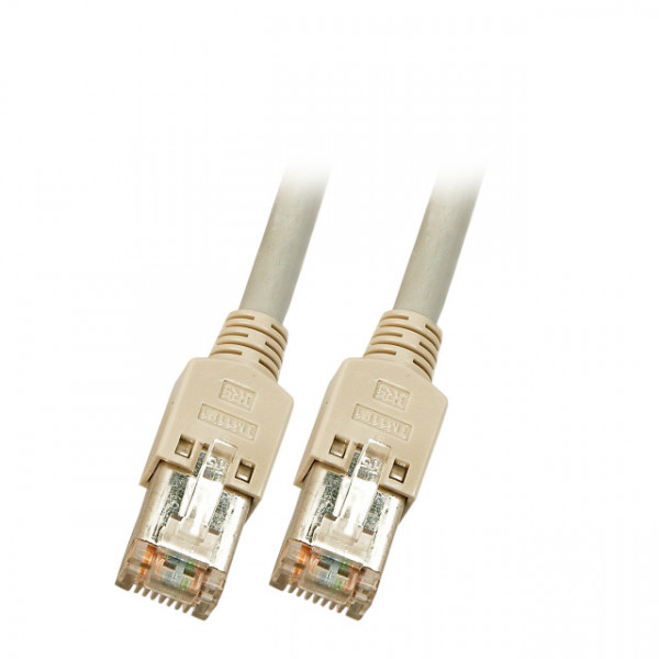 Patchkabel RJ45, CAT5e, 300Mhz, 2m grau, S/UTP, Daetwyler 5502+TM11