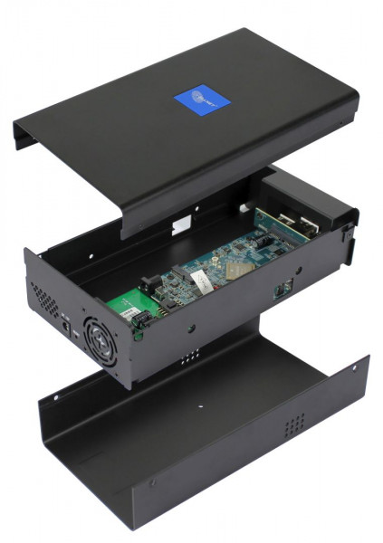 ALLNET Videoserver NVR Box mit Networkoptix Server, RK3399, 4GB, ALL2289-4GB für 3,5" HDD/SSD