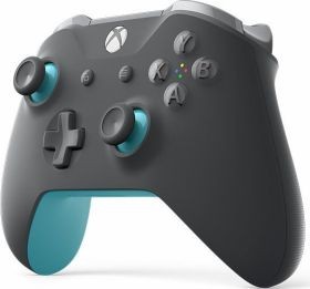 MS Xbox One Wireless Controller - grau/blau