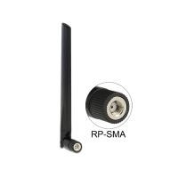 Delock Antenne WLAN RP-SMA 3-5 dBi omni Gelenk *schwarz*