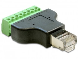 DeLock Adapter Terminalblock > RJ45 St